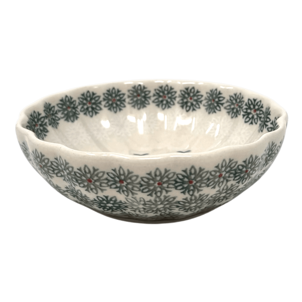 Bowl, Round, Blossom, 4.75" in "Pine Forest" by Manufaktura | M094S-PS29