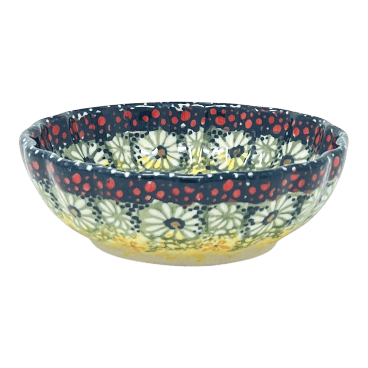 Bowl, Round, Blossom, 4.75" in "Sunshine Grotto" by Manufaktura | M094S-WK52