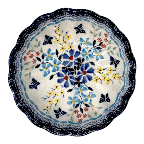 Bowl, Round, Blossom, 4.75" in "Butterfly Bounty" by Manufaktura | M094S-WK76