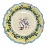 Bowl, Round, Blossom, 4.75" in "Butterflies in Flight" by Manufaktura | M094S-WKM