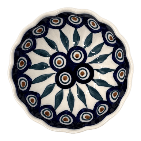 Bowl, Round, Blossom, 4.75" in "Peacock" by Manufaktura | M094T-54