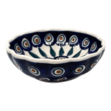Bowl, Round, Blossom, 4.75" in "Peacock" by Manufaktura | M094T-54