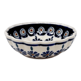 Bowl, Round, Blossom, 4.75" in "Floral Peacock" by Manufaktura | M094T-54KK