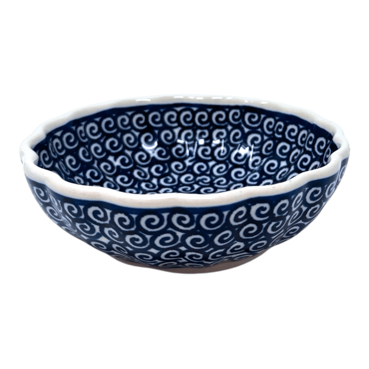 Bowl, Round, Blossom, 4.75" in "Riptide" by Manufaktura | M094T-63