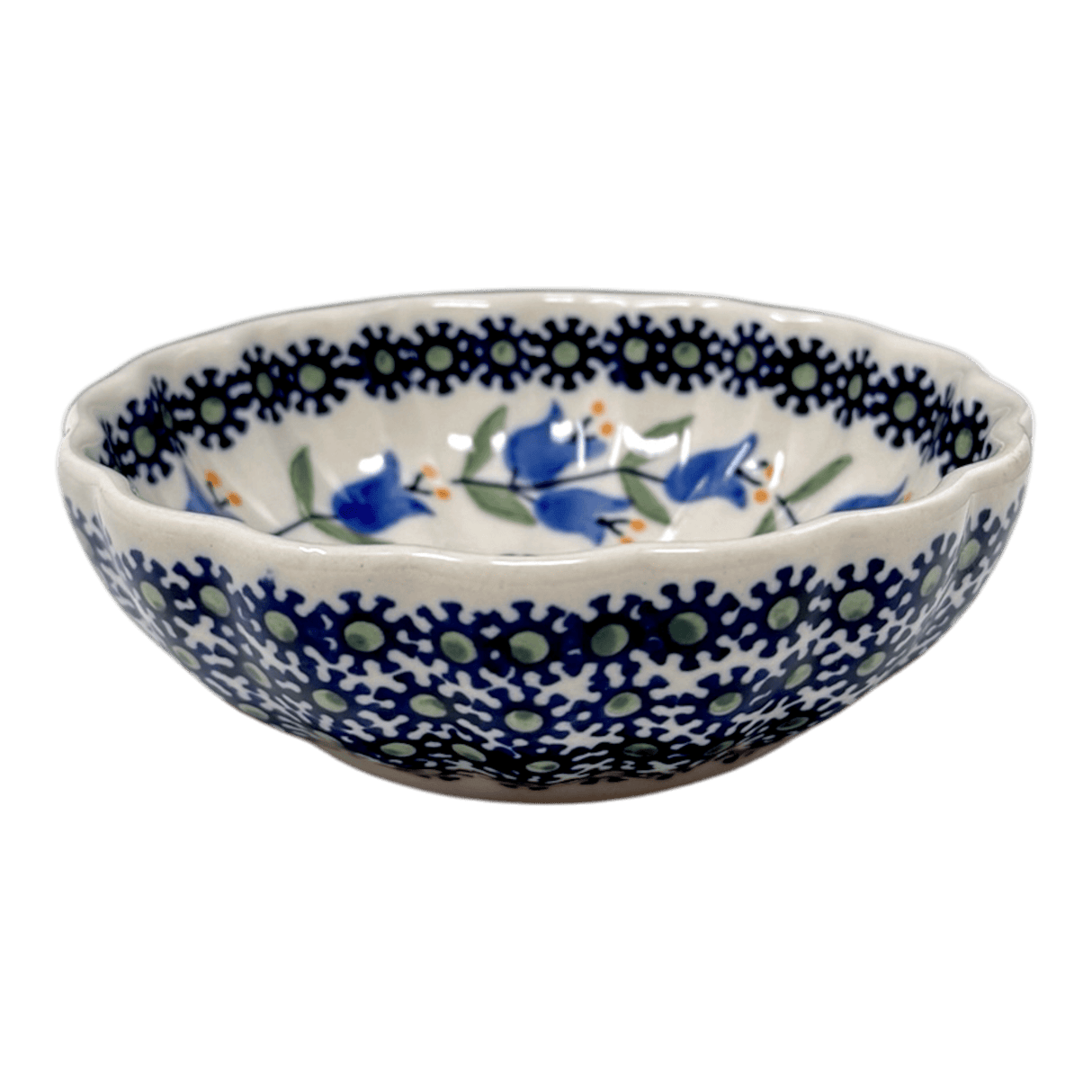 Bowl, Round, Blossom, 4.75" in "Forget Me Not" by Manufaktura | M094T-ASS