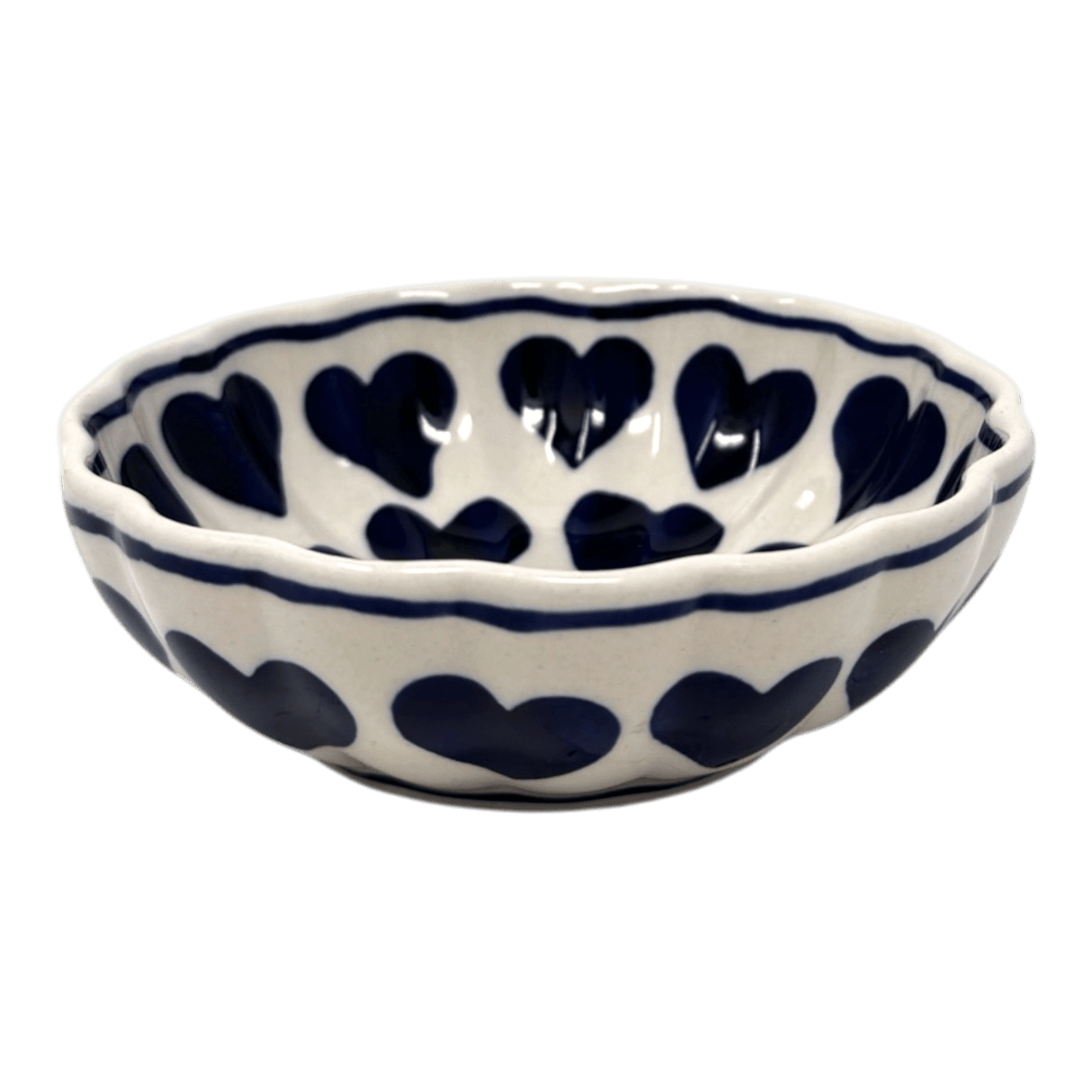 Bowl, Round, Blossom, 4.75" in "Whole Hearted" by Manufaktura | M094T-SEDU