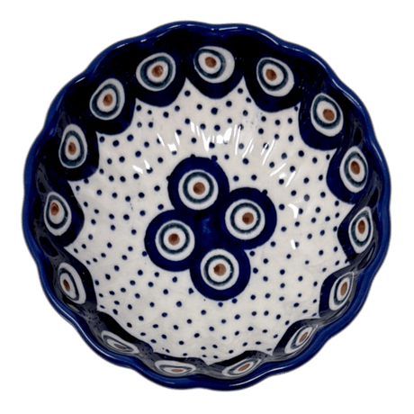 Bowl, Round, Blossom, 4.75" in "Peacock Dot" by Manufaktura | M094U-54K