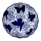 Bowl, Round, Blossom, 4.75" in "Blue Butterfly" by Manufaktura | M094U-AS58