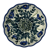 Bowl, Round, Blossom, 4.75" in "Bouncing Blue Blossoms" by Manufaktura | M094U-IM03