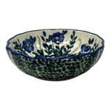 Bowl, Round, Blossom, 4.75" in "Bouncing Blue Blossoms" by Manufaktura | M094U-IM03