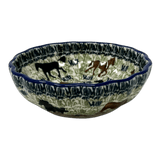 Bowl, Round, Blossom, 4.75" in "On the Range" by Manufaktura | M094U-INK2