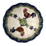 Bowl, Round, Blossom, 4.75" in "Chicken Dance" by Manufaktura | M094U-P320
