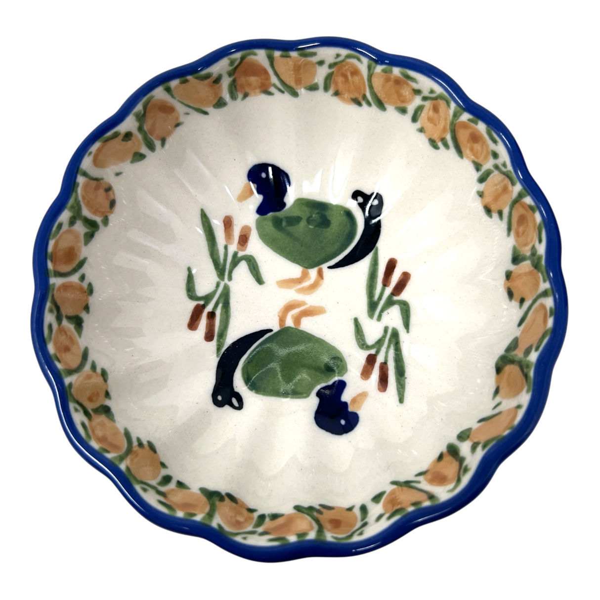 Bowl, Round, Blossom, 4.75" in "Ducks in a Row" by Manufaktura | M094U-P323