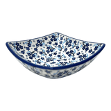 Bowl, Square, Nut, Small, 5.25" in "Scattered Blues" by Manufaktura | M105S-AS45