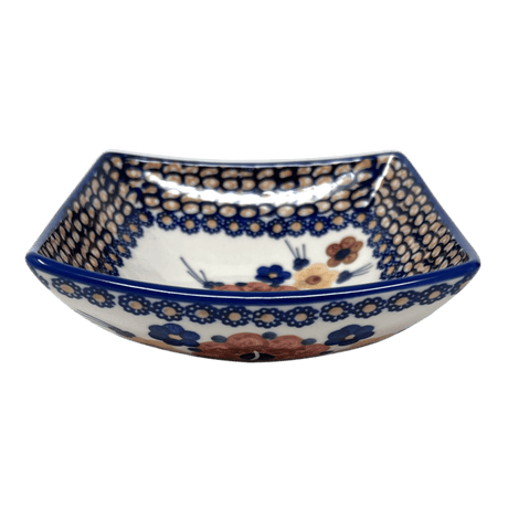 Bowl, Square, Nut, Small, 5.25" in "Bouquet in a Basket" by Manufaktura | M105S-JZK