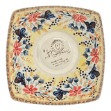 Bowl, Square, Nut, Small, 5.25" in "Butterfly Bliss" by Manufaktura | M105S-WK73