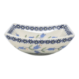 Bowl, Square, Nut, Small, 5.25" in "Lily of the Valley" by Manufaktura | M105T-ASD