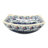 Bowl, Square, Nut, Small, 5.25" in "Smooth Sailing" by Manufaktura | M105T-DPMA