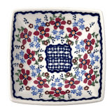 Bowl, Square, Nut, Small, 5.25" in "Summer Bouquet" by Manufaktura | M105T-MM01
