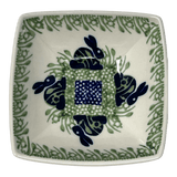 Bowl, Square, Nut, Small, 5.25" in "Bunny Love" by Manufaktura | M105T-P324