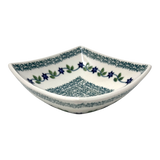 Bowl, Square, Nut, Small, 5.25" in "Woven Starflowers" by Manufaktura | M105T-RV01