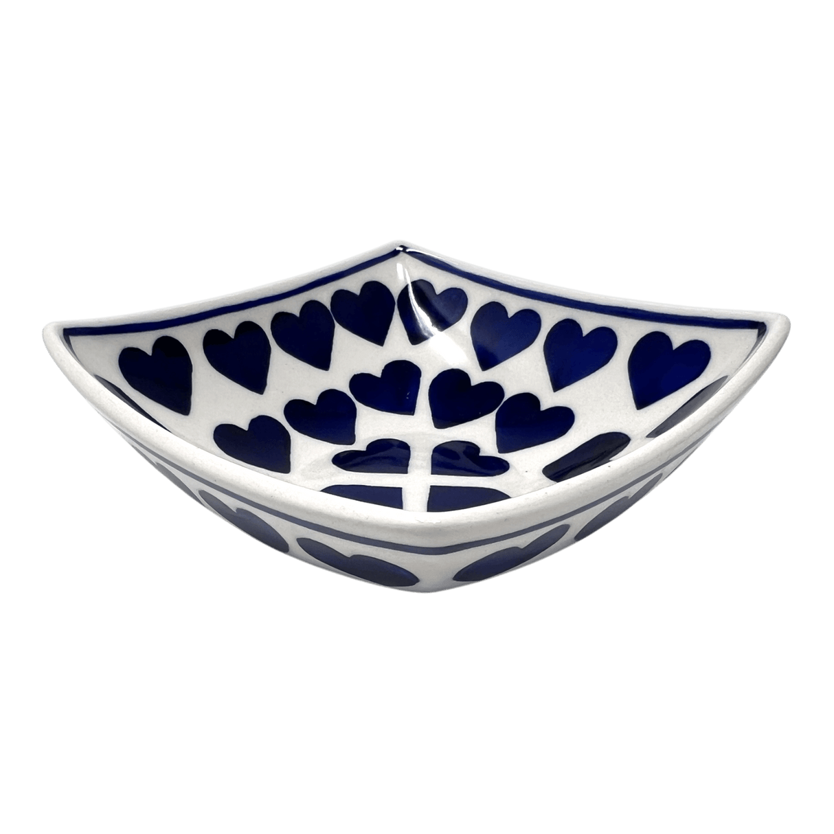 Bowl, Square, Nut, Small, 5.25" in "Whole Hearted" by Manufaktura | M105T-SEDU