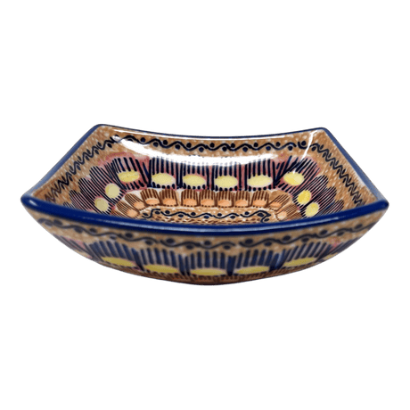 Bowl, Square, Nut, Small, 5.25" in "Desert Sunrise" by Manufaktura | M105U-KLJ