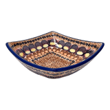 Bowl, Square, Nut, Small, 5.25" in "Desert Sunrise" by Manufaktura | M105U-KLJ