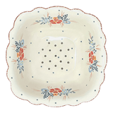 Bowl, Square, Fancy, Berry Bowl, 7.5" in "Country Pride" by Manufaktura | M107T-GM13