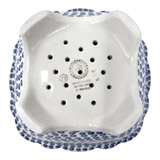 Bowl, Square, Fancy, Berry Bowl, 7.5" in "Kitty Cat Path" by Manufaktura | M107T-KOT6