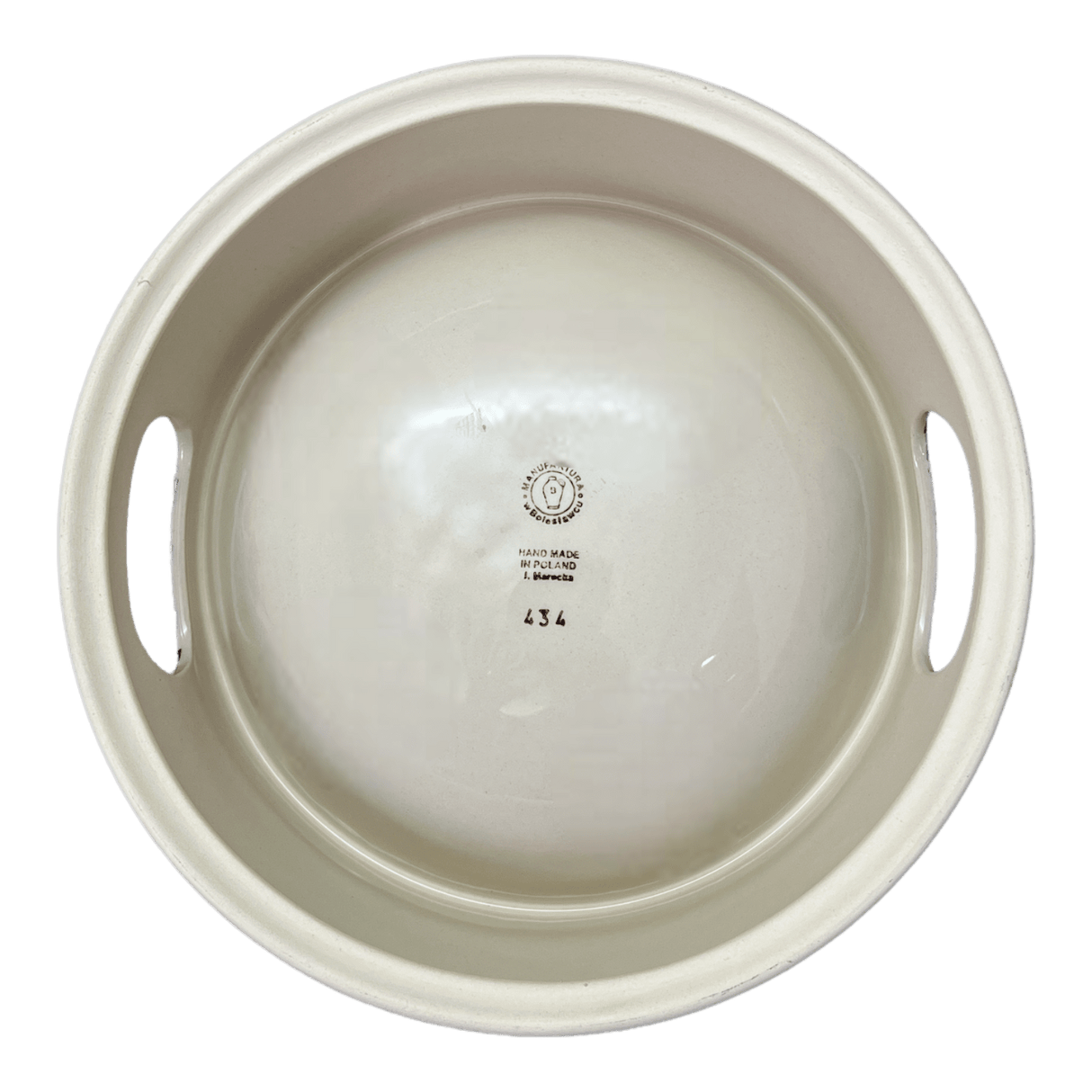 Bowl, Round, Dog Bowl, 10.25" Large in "Smooth Sailing" by Manufaktura | M110T-DPMA