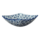 Bowl, Square, Nut, Medium, 7.75" in "Scattered Blues" by Manufaktura | M113S-AS45