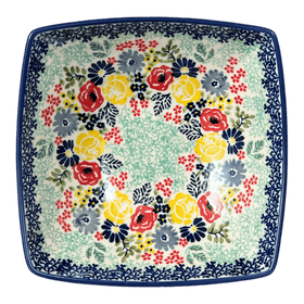 Polish Pottery Medium Nut Dish (Garden Party) | M113S-BUK1 Additional Image at PolishPotteryOutlet.com