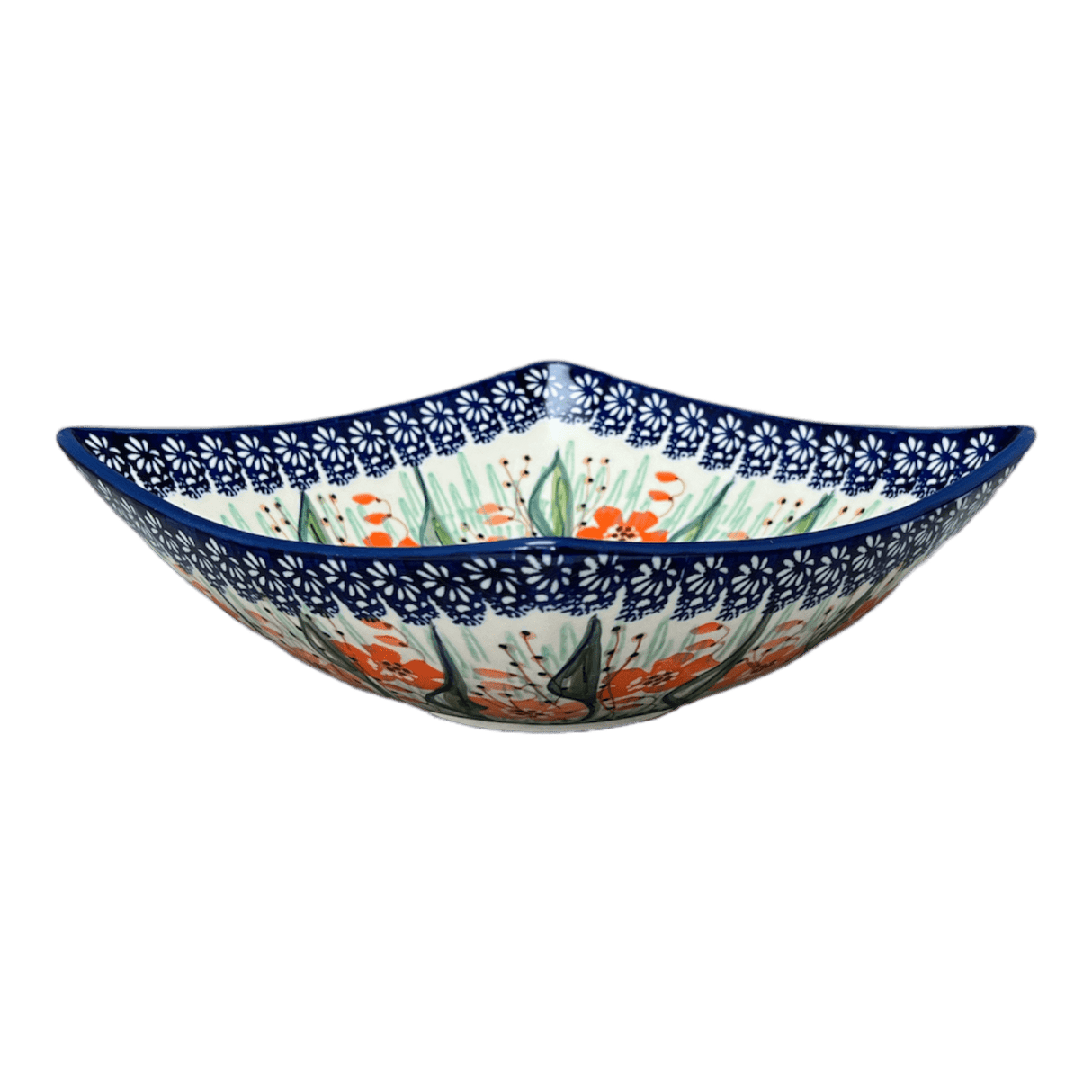 Bowl, Square, Nut, Medium, 7.75" in "Sun-Kissed Garden" by Manufaktura | M113S-GM15