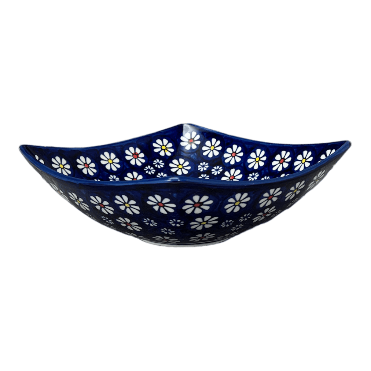 Dish, Nut, Medium, 7.75" in "Midnight Daisies" by Manufaktura | M113S-S002