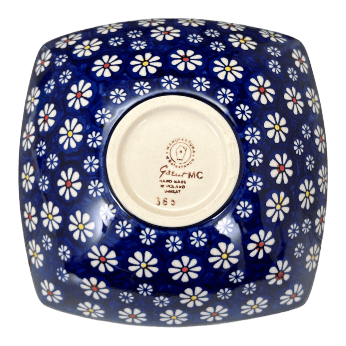 Dish, Nut, Medium, 7.75" in "Midnight Daisies" by Manufaktura | M113S-S002