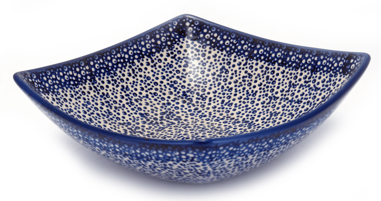 Bowl, Square, Nut, Medium, 7.75" in "Sea Foam" by Manufaktura | M113T-MAGM