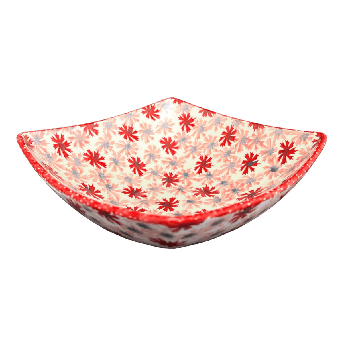 Dish, Nut, Medium, 7.75" in "Scarlet Daisy" by Manufaktura | M113U-AS73