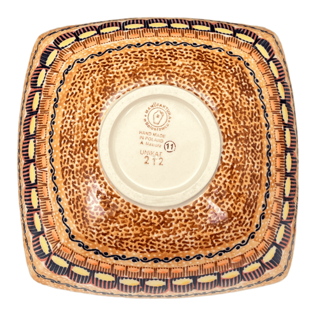 Dish, Nut, Medium, 7.75" in "Desert Sunrise" by Manufaktura | M113U-KLJ