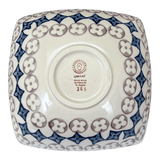 Bowl, Square, Nut, Medium, 7.75" in "Diamond Blossoms" by Manufaktura | M113U-ZP03