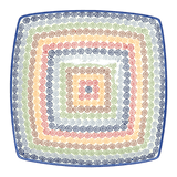 Bowl, Square, Nut, Large, 10.5" in "Speckled Rainbow" by Manufaktura | M121M-AS37