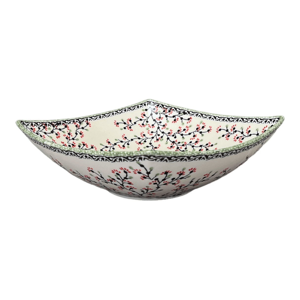 Dish, 10.5" Nut Dish in "Cherry Blossoms" by Manufaktura | M121S-DPGJ