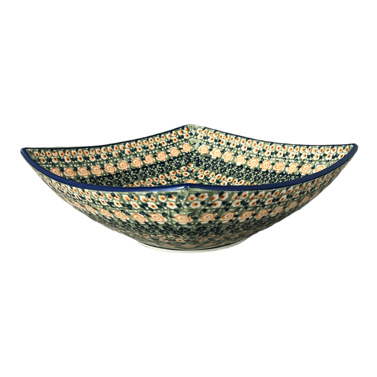 Dish, 10.5" Nut Dish in "Perennial Garden" by Manufaktura | M121S-LM