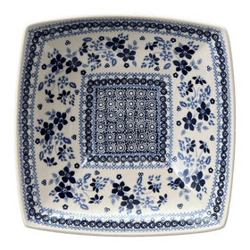 Polish Pottery Large Nut Dish (Duet in Blue) | M121S-SB01 Additional Image at PolishPotteryOutlet.com