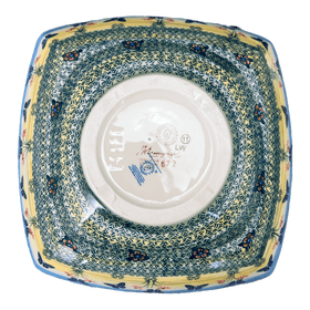 Polish Pottery Large Nut Dish (Butterflies in Flight) | M121S-WKM Additional Image at PolishPotteryOutlet.com