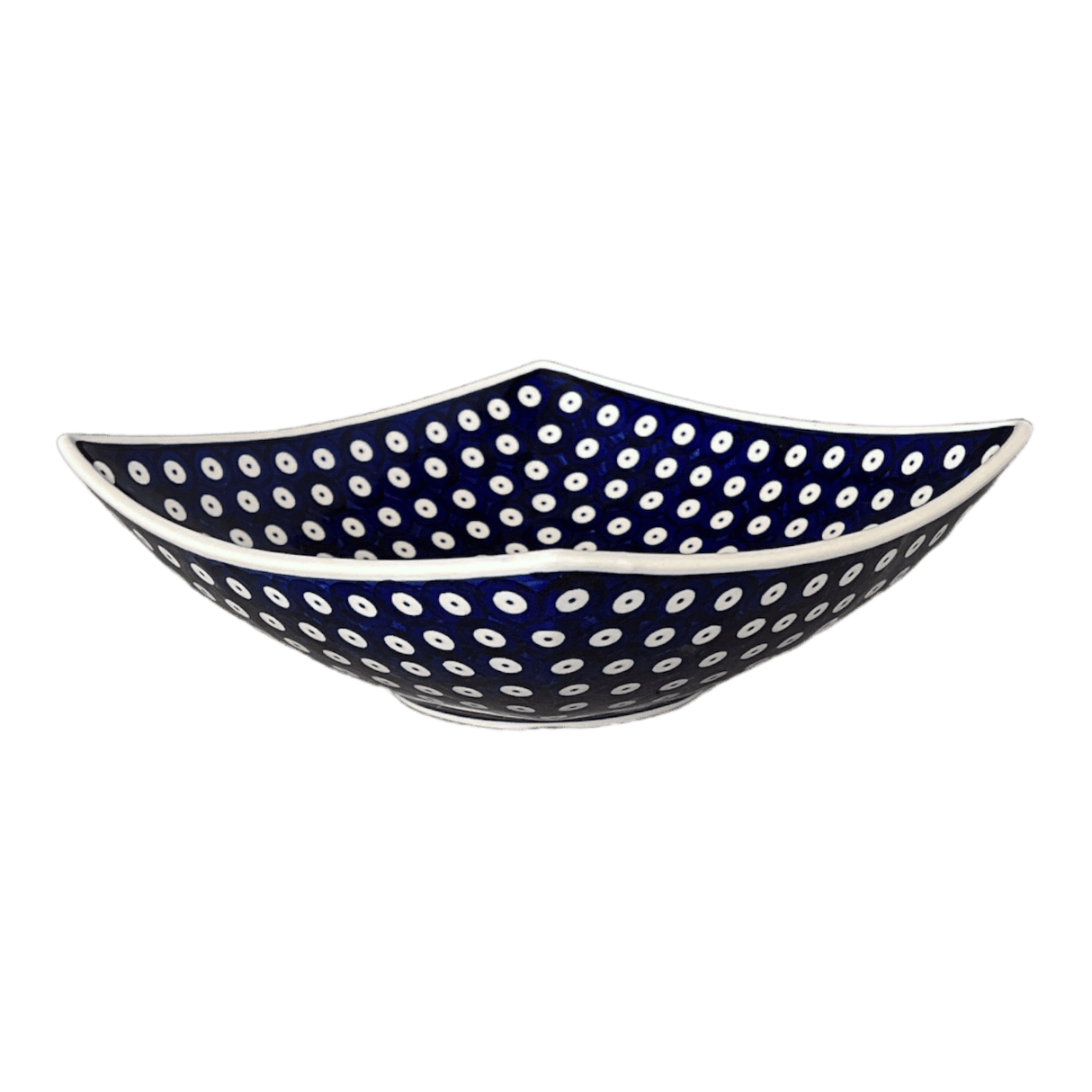 Bowl, Square, Nut, Large, 10.5" in "Dot to Dot" by Manufaktura | M121T-70A