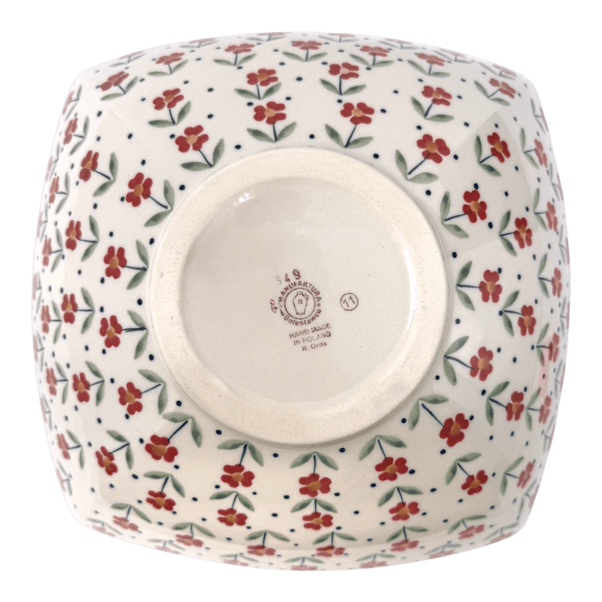 Bowl, Square, Nut, Large, 10.5" in "Simply Beautiful" by Manufaktura | M121T-AC61