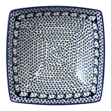 Bowl, Square, Nut, Large, 10.5" in "Kitty Cat Path" by Manufaktura | M121T-KOT6