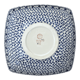 Bowl, Square, Nut, Large, 10.5" in "Kitty Cat Path" by Manufaktura | M121T-KOT6
