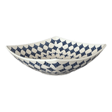 Bowl, Square, Nut, Large, 10.5" in "Field of Diamonds" by Manufaktura | M121T-ZP04